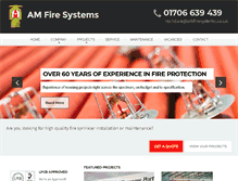 Tablet Screenshot of amfiresystems.co.uk